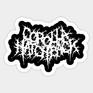 Corolla Hatchback Death Metal Goth Style Sticker